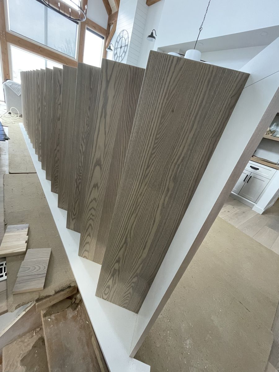 House Construction Interiors from a Second Floor Additions project near Sherbrooke (Estrie) by Construction Latulippe