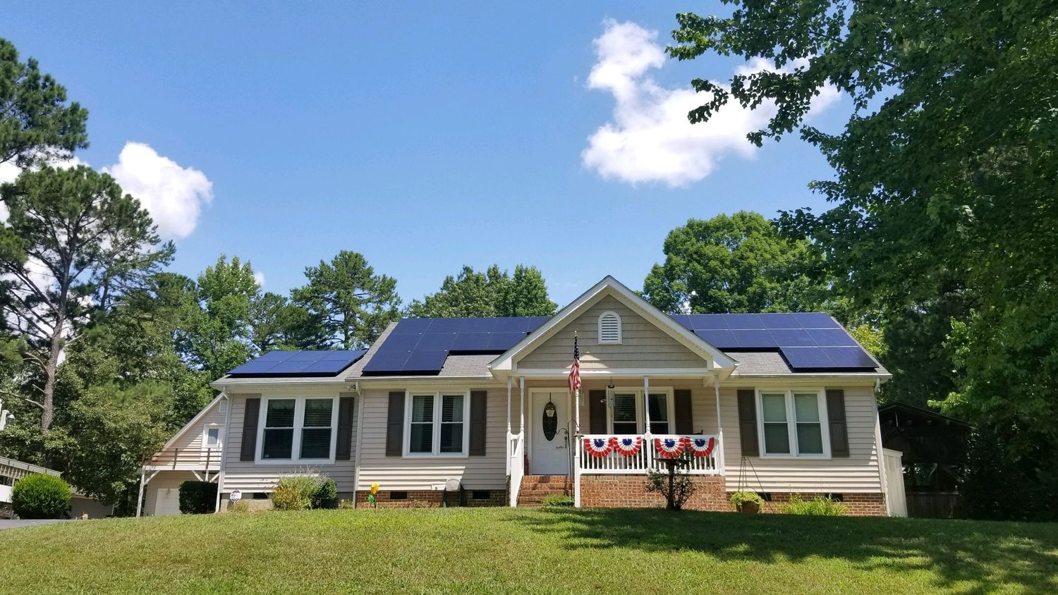  from a Photovoltaic Solar Panels project near Raleigh - Durham - Cary by NC Solar Now