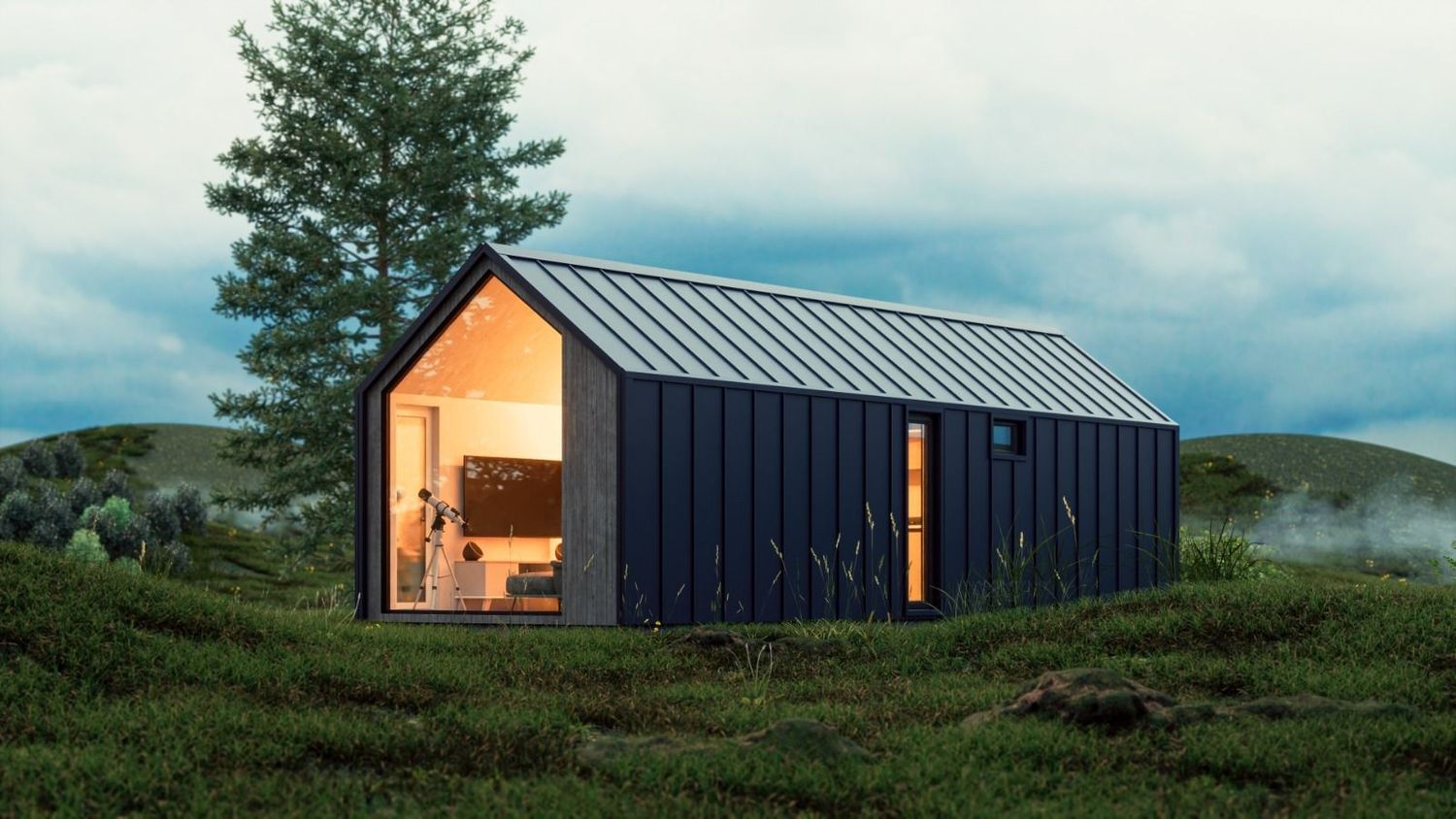 3D Rendering from a Tiny Houses project near Vancouver (Greater Vancouver) by Bouw Art