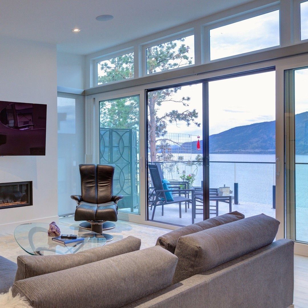 Living Room from a Condos, apartments project near Kelowna - Okanagan by Justin O’Connor Group