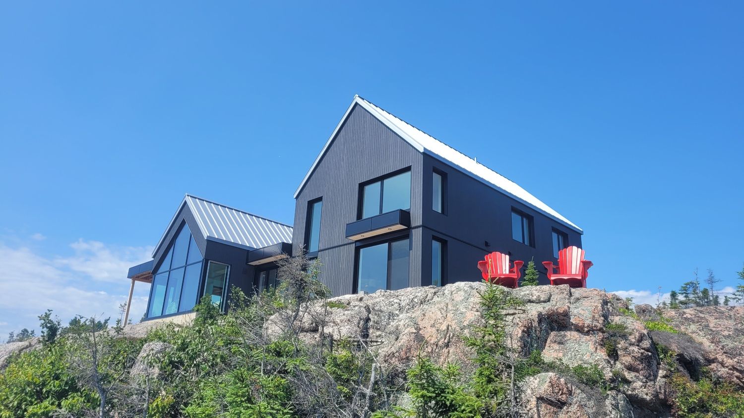 Front Yard from a Single family homes project near Saguenay - Lac-Saint-Jean by Solutions Résidentielles