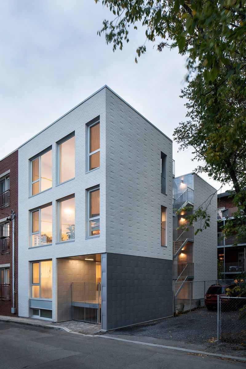 Front Yard from a Accessory Dwelling Units (ADUs) project near Montreal (Greater Montreal) by Microclimat Architecture