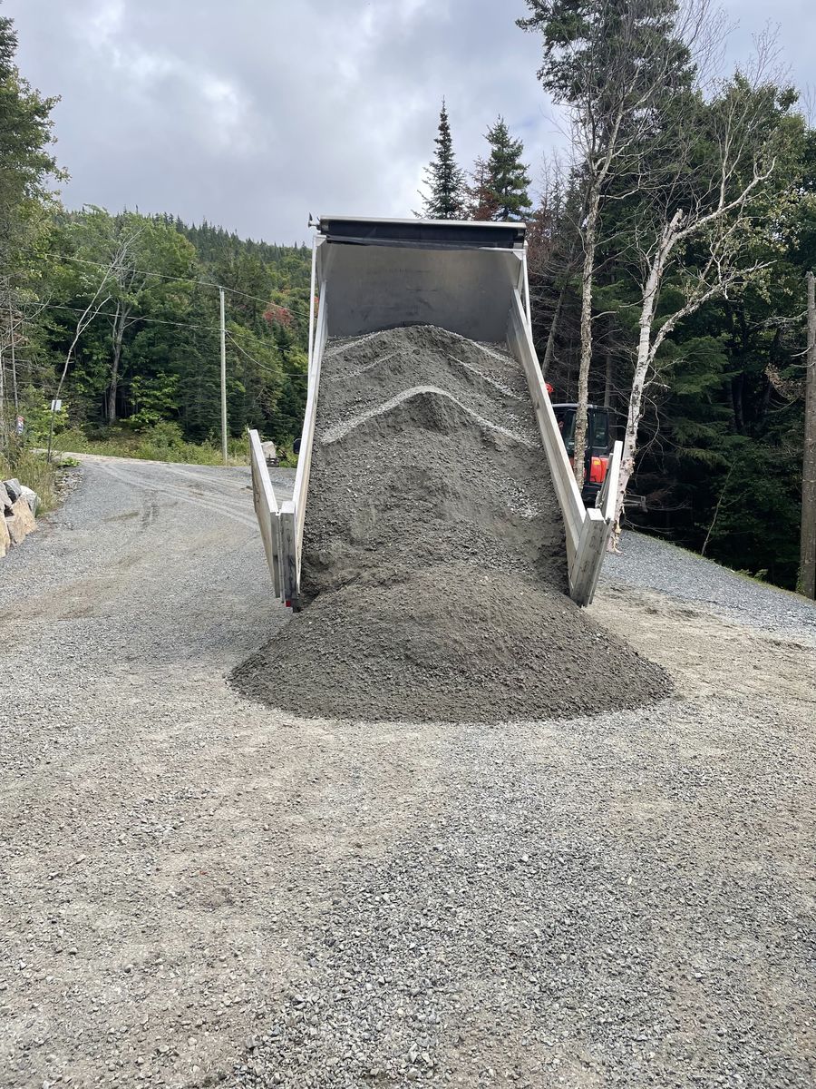 Construcción de exteriores de casas de un proyecto de tipo Viviendas unifamiliares cerca de Joliette (Lanaudière) por Les Constructions du Patrimoine J.S. INC.