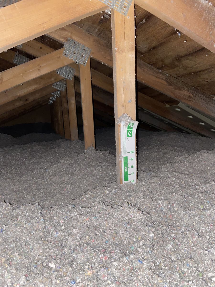 House Construction Interiors from a Blown cellulose project near Montreal (Greater Montreal) by QAG Isolation Inc.