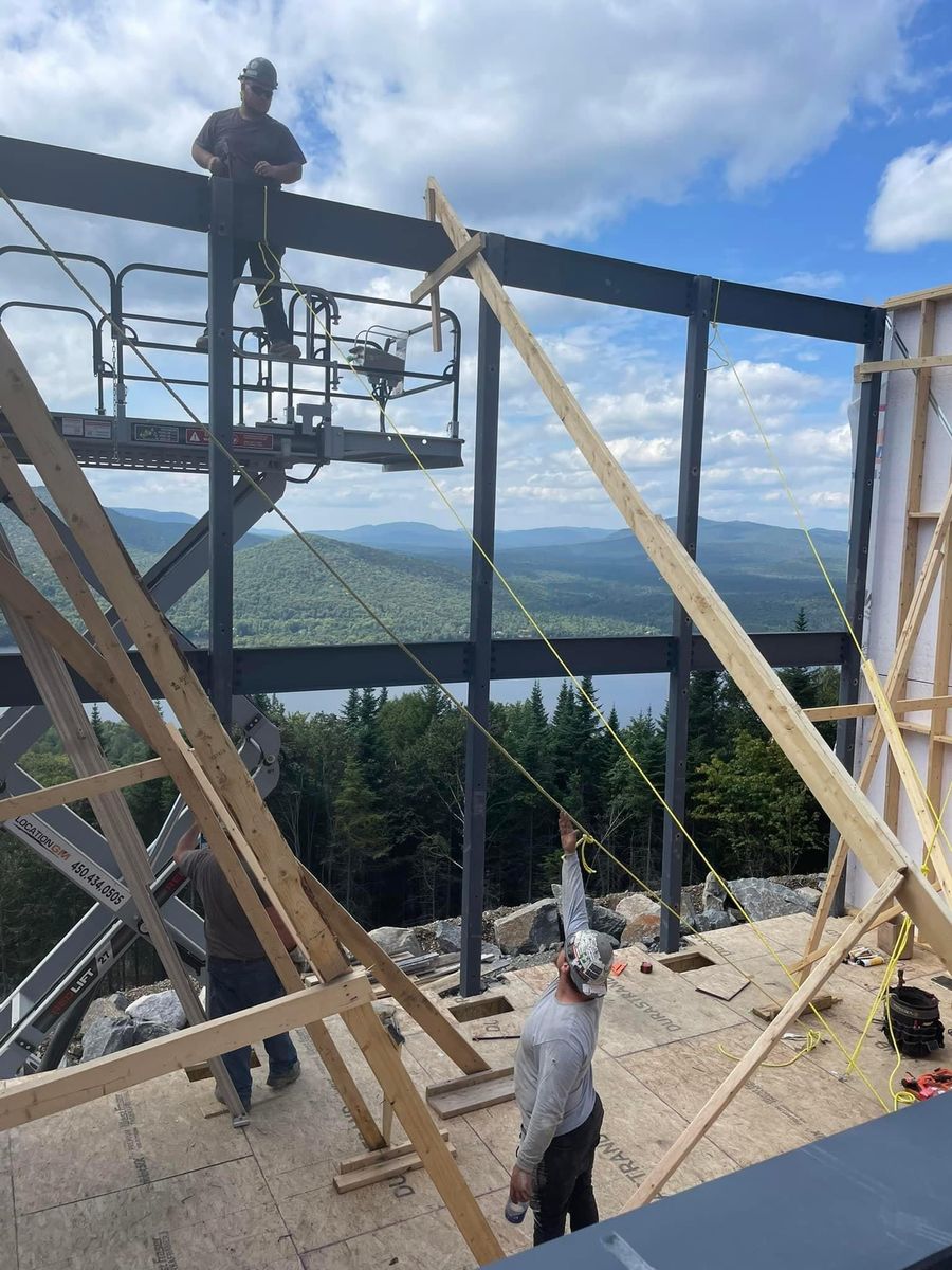Construcción de muros de un proyecto de tipo Viviendas unifamiliares cerca de Joliette (Lanaudière) por Les Constructions du Patrimoine J.S. INC.