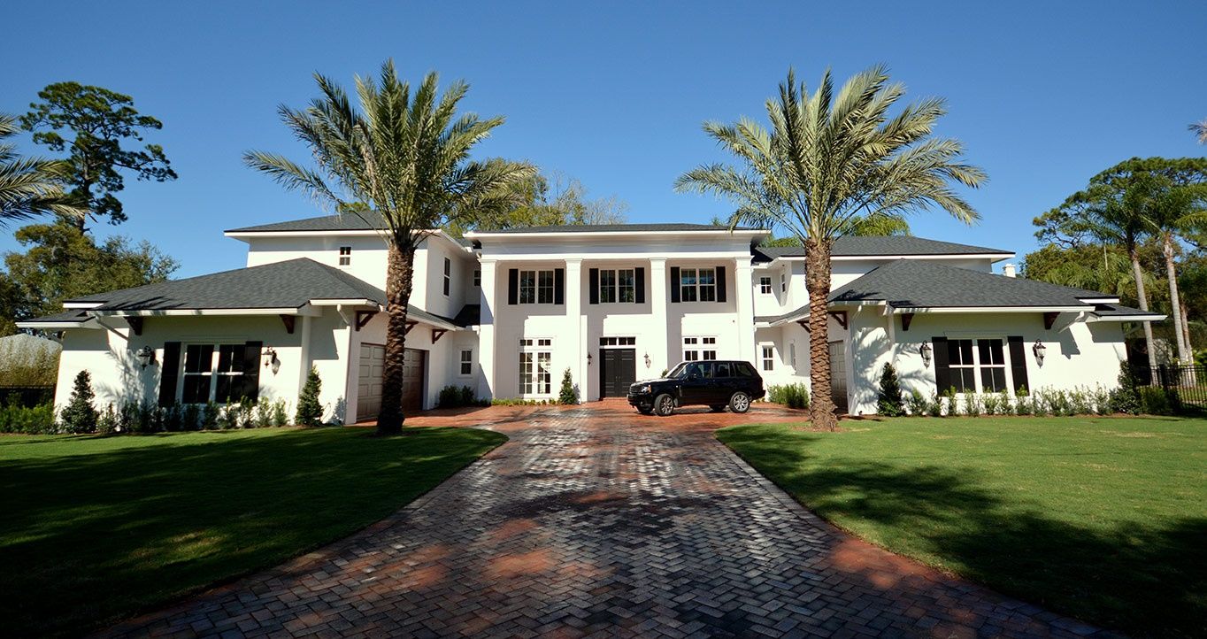 House Exterior from a Single family homes project near Orlando by Turning Leaf Construction