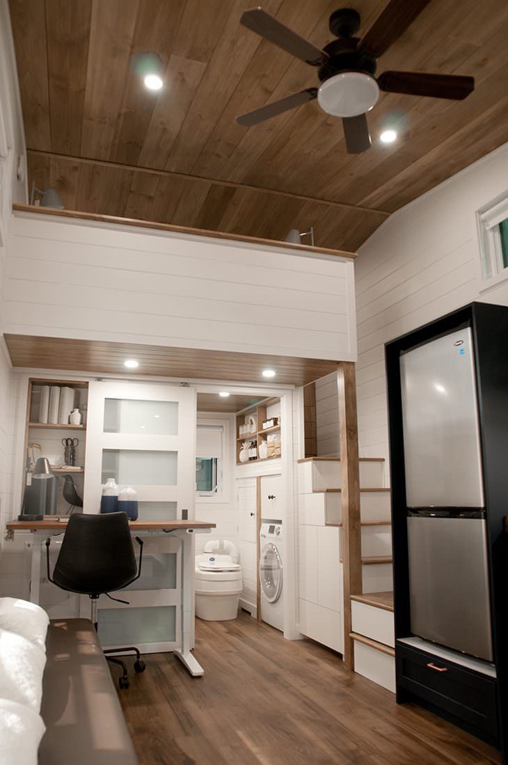 House Construction Interiors from a Tiny Houses project near Los Angeles - Long Beach - Anaheim by Minimaliste Inc.