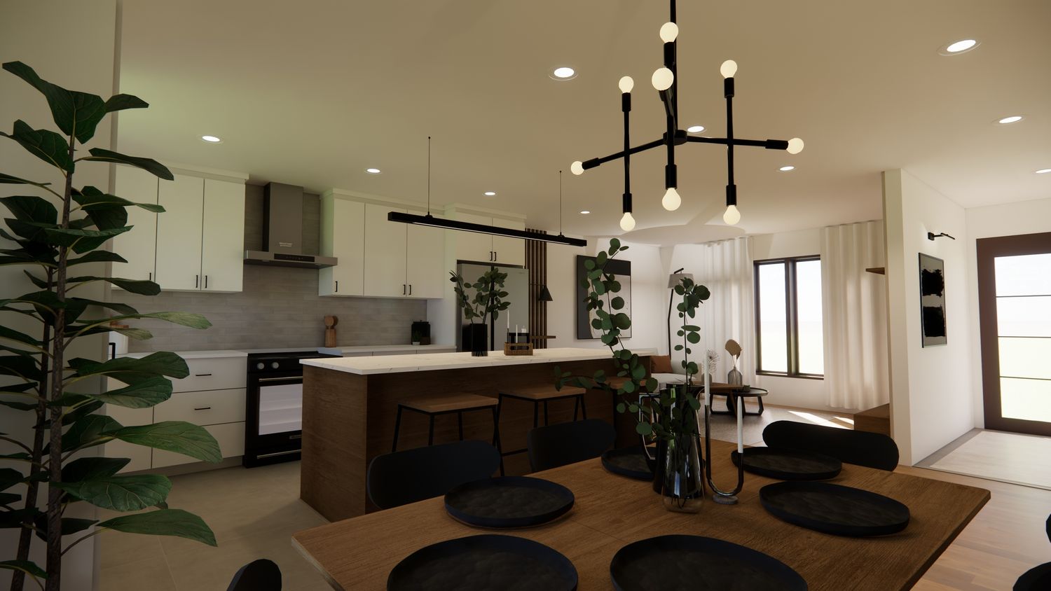 3D Rendering from a Single family homes project near Montreal (Greater Montreal) by E.L. Concept - Architecture et Design