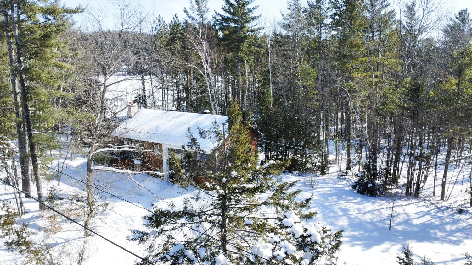 Aerial view from a Single family homes project near Sherbrooke (Estrie) by Claire Derome • courtière en immobilier résidentiel