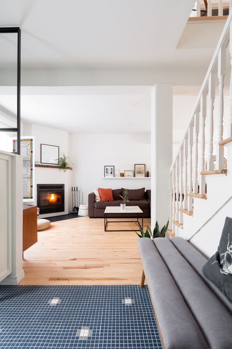 Hall d’entrée d'un projet de Maisons unifamiliales près de Montréal/Laval/Longueuil (Grand Montréal) de Maison Fauves
