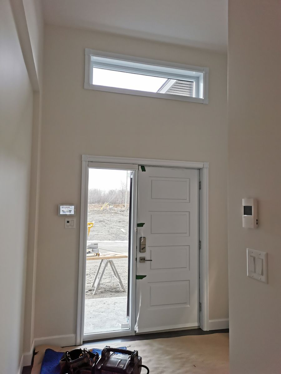 House Construction Interiors from a Single family homes project near Saguenay - Lac-Saint-Jean by Solutions Expert SSS