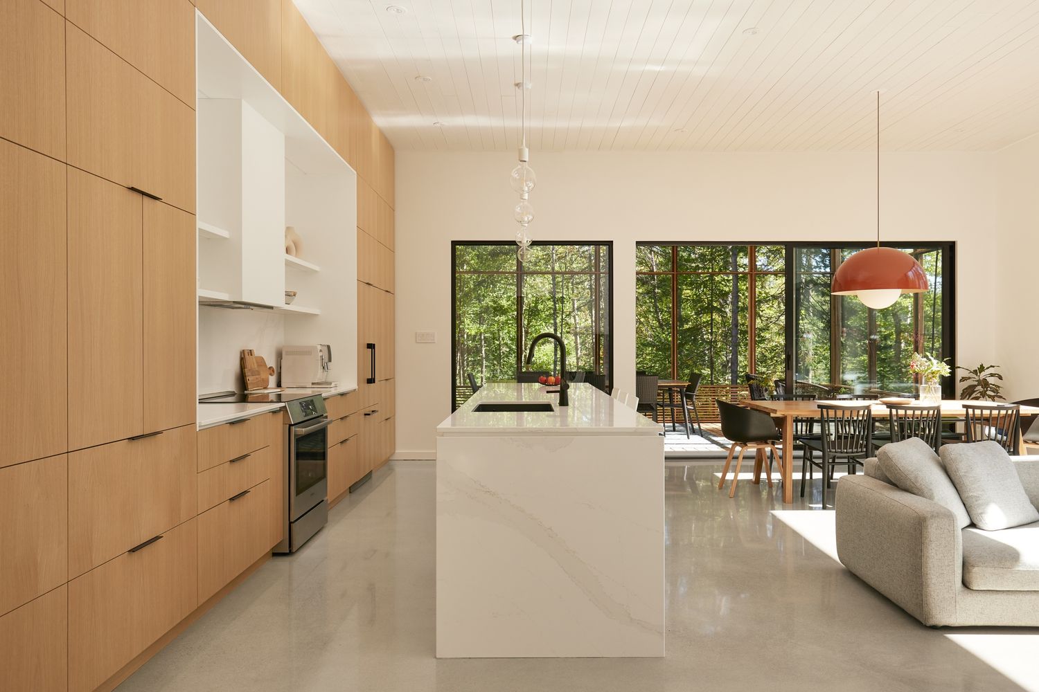 Kitchen from a Single family homes project near Montreal (Greater Montreal) by GHOCHE ARCHITECTE