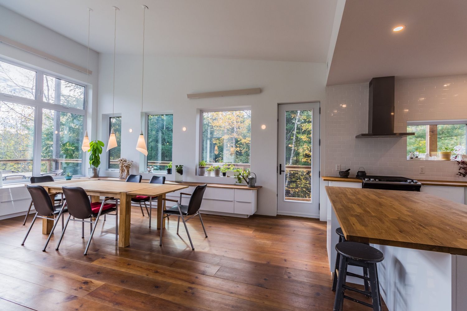 Salle à manger d'un projet de Maisons unifamiliales près de Joliette (Lanaudière) de Belvedair