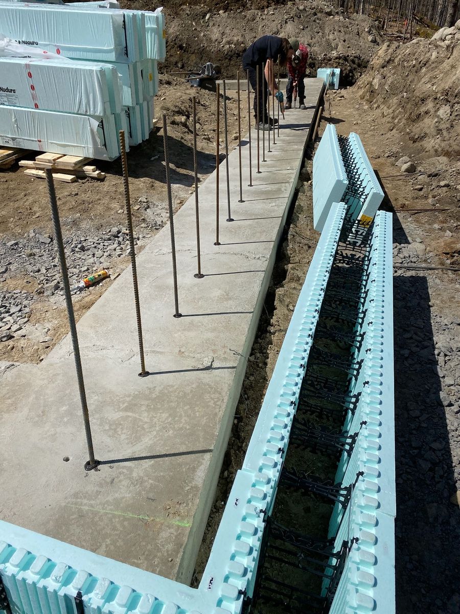 Structures et ossatures d'un projet de Coffrage isolant près de Saint-Jérôme/Blainville (Laurentides) de psb Inc.