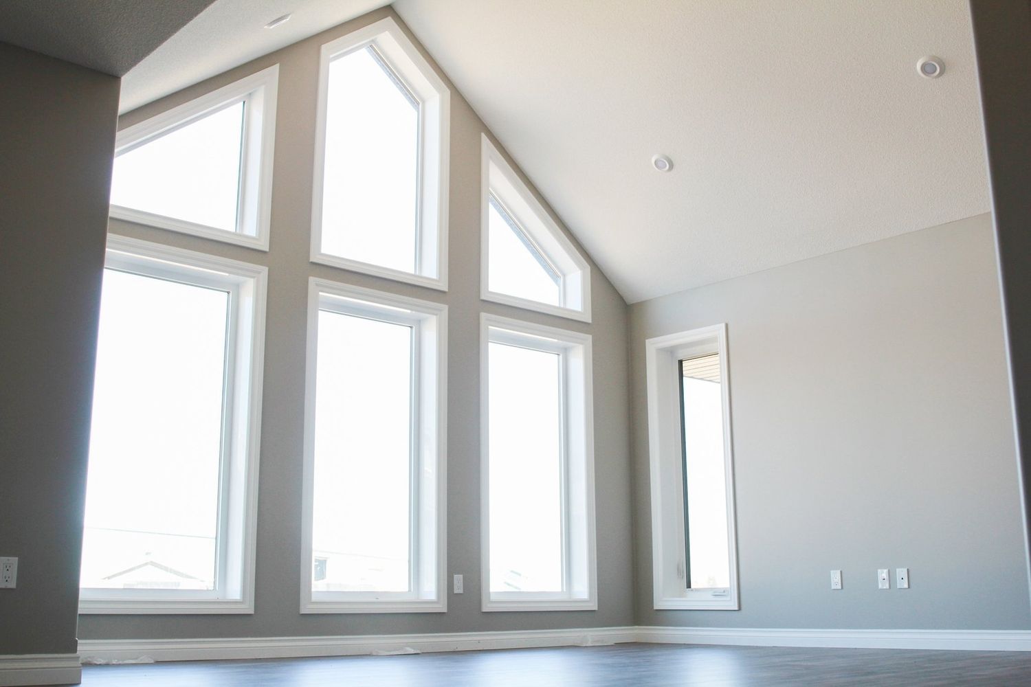 House Construction Interiors from a Prefab and Modular Houses project near Calgary by Nelson Homes