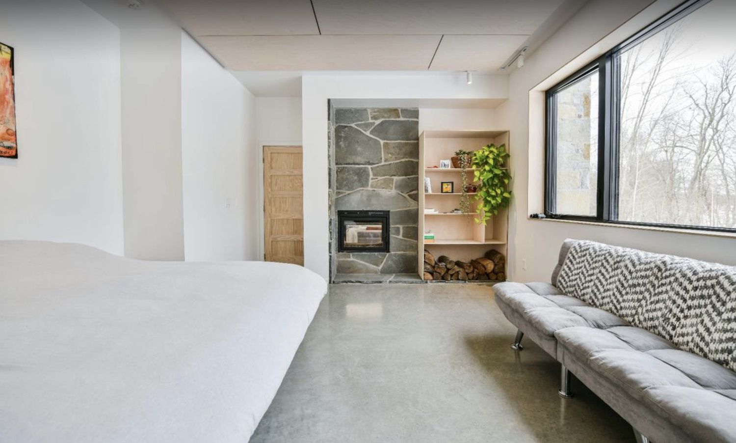 Bedroom from a Single family homes project near Sherbrooke (Estrie) by Construction Latulippe