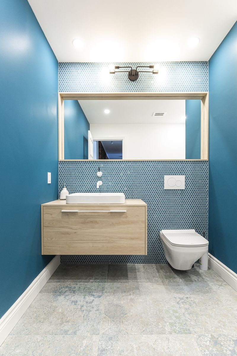 Powder Room from a Interior Design and Layout project near Montreal (Greater Montreal) by Mara Design