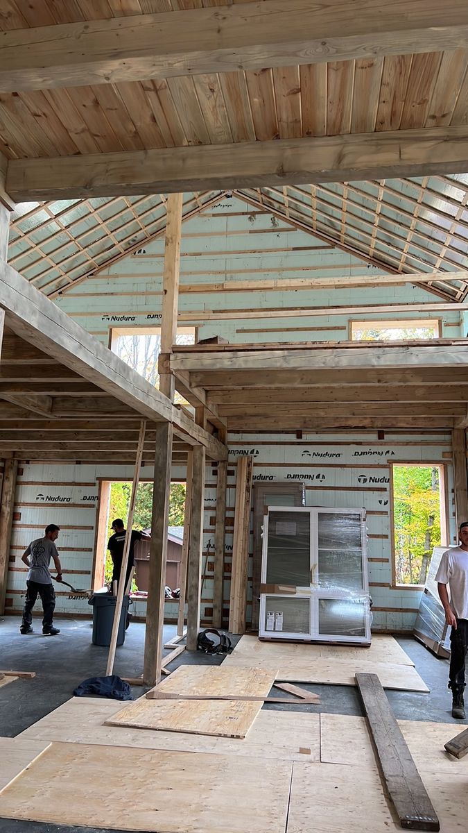 Travaux - Intérieur d'un projet de Maisons unifamiliales près de Québec/Lévis (Ville de Québec) de Groupe Habitech