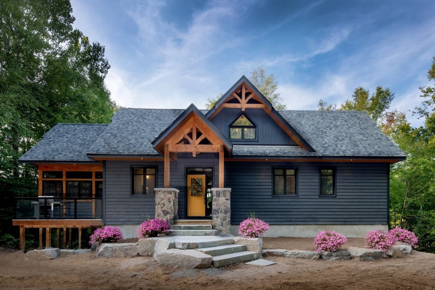 House Exterior from a Single family homes project near Kamloops by Discovery Dream Homes