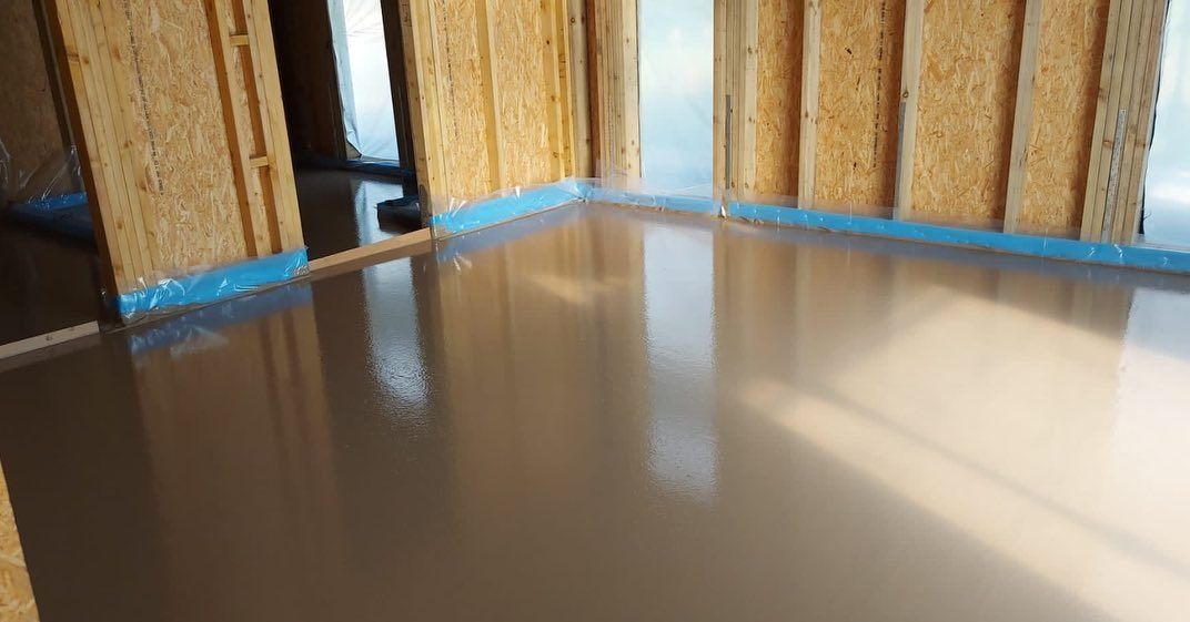 Travaux - Intérieur d'un projet de Finitions de plancher de béton près de New York-Newark-Jersey City de Next Level Underfloor Heating and Screed Solutions