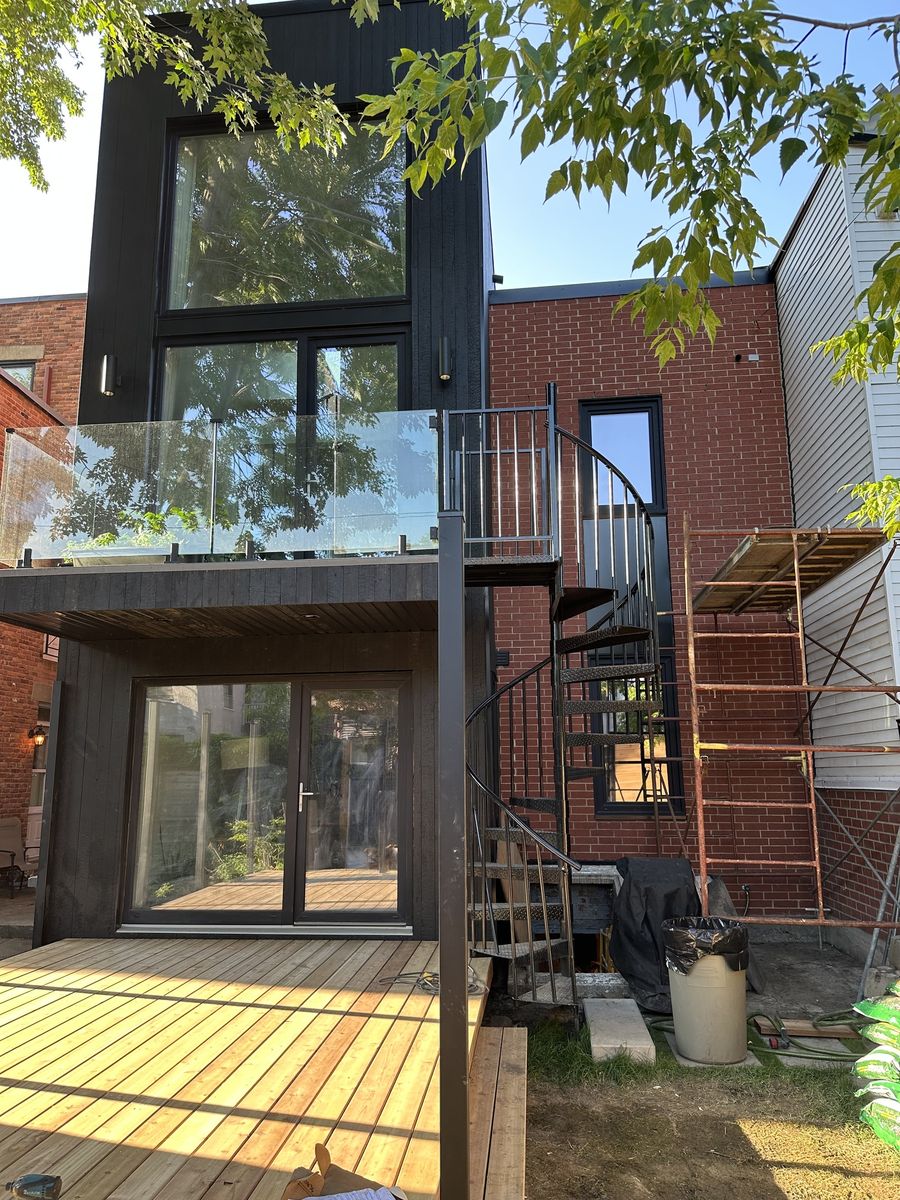 House Exterior from a Multi-family and high-rise Buildings project near Montreal (Greater Montreal) by Retrofit Construction