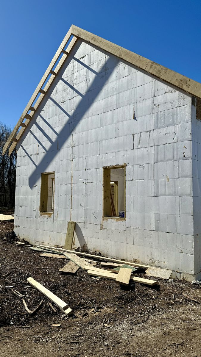 Travaux - Extérieur d'un projet de Coffrage isolant près de Chicago de Mike Fortin Construction LLC