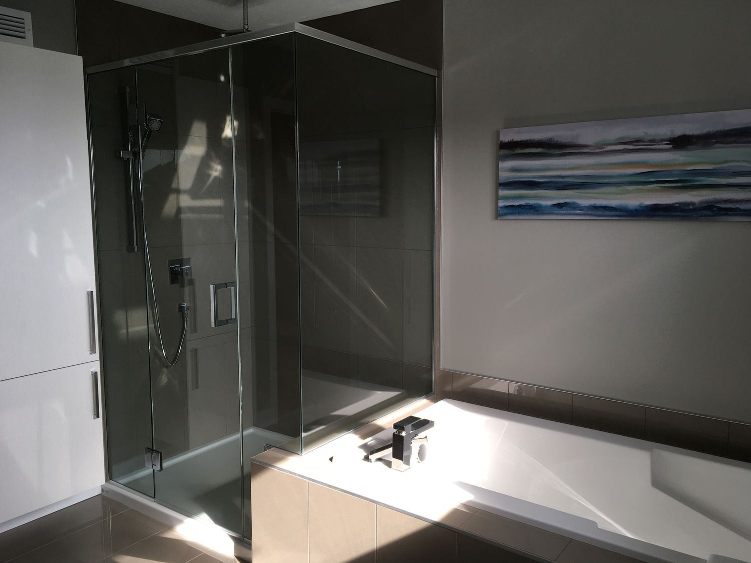 Bathroom from a Single family homes project near Granby - Bromont - Cowansville by GAÉTAN SIROIS CONSTRUCTION INC