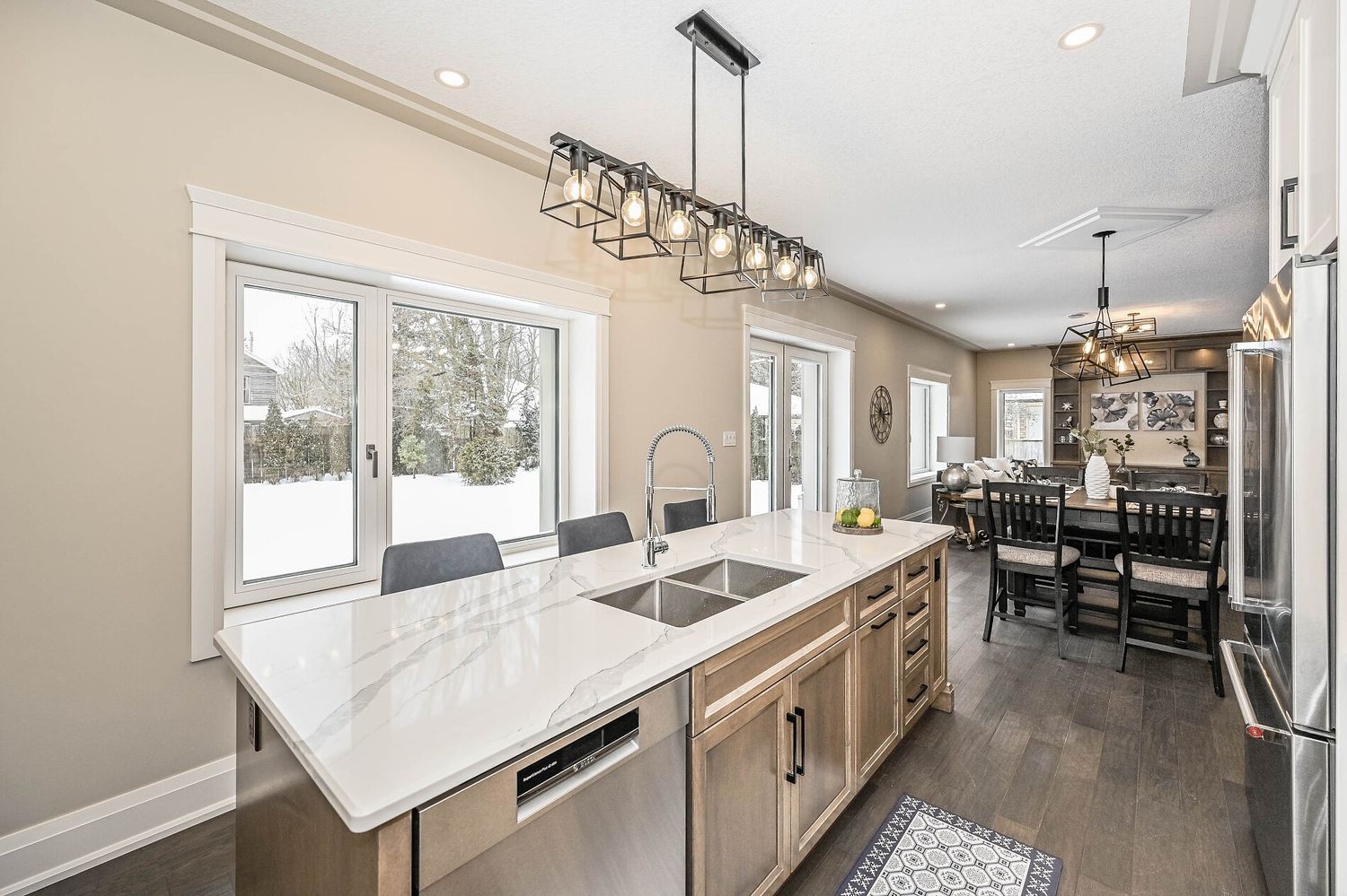 Kitchen from a Single family homes project near Kitchener - Cambridge - Guelph by Quantum Passivhaus