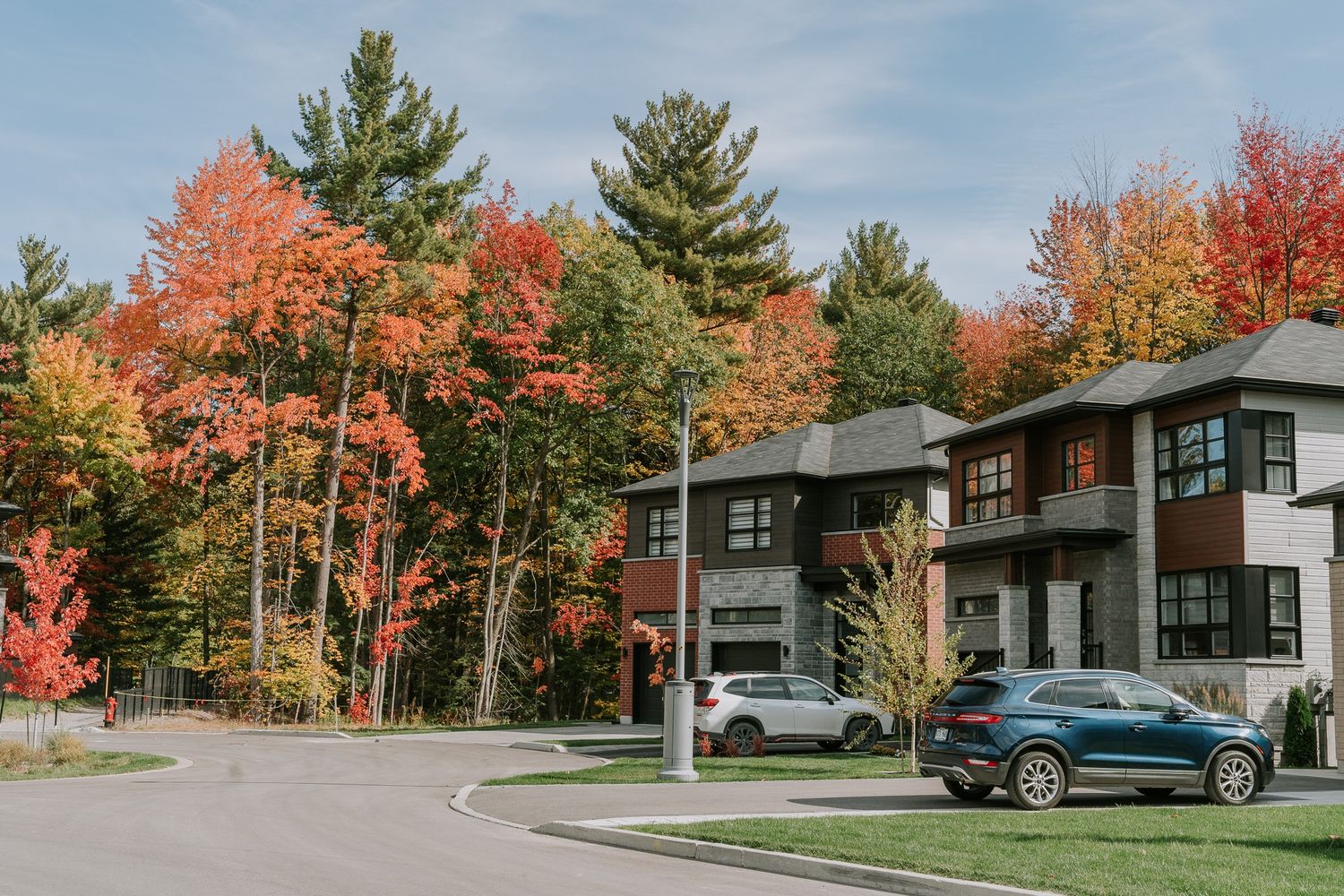 Cour partagée d'un projet de Développements immobiliers près de Joliette (Lanaudière) de TRÉMÄ
