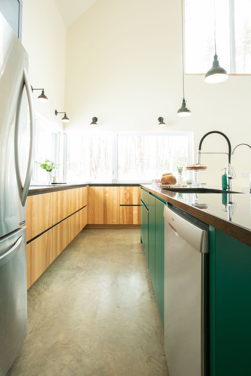 Cuisine d'un projet de Maisons unifamiliales près de Granby/Bromont/Cowansville (Estrie) de UrbanÉco Construction