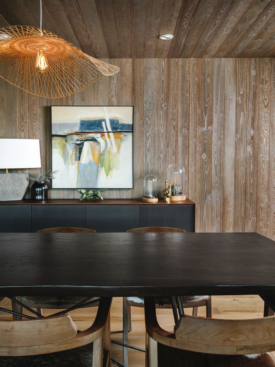 Dining Room from a Single family homes project near Austin by Clark Richardson Architects