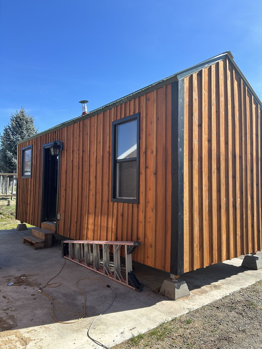 House Exterior from a Tiny Houses project near Seattle - Tacoma - Olympia by OMARC Design