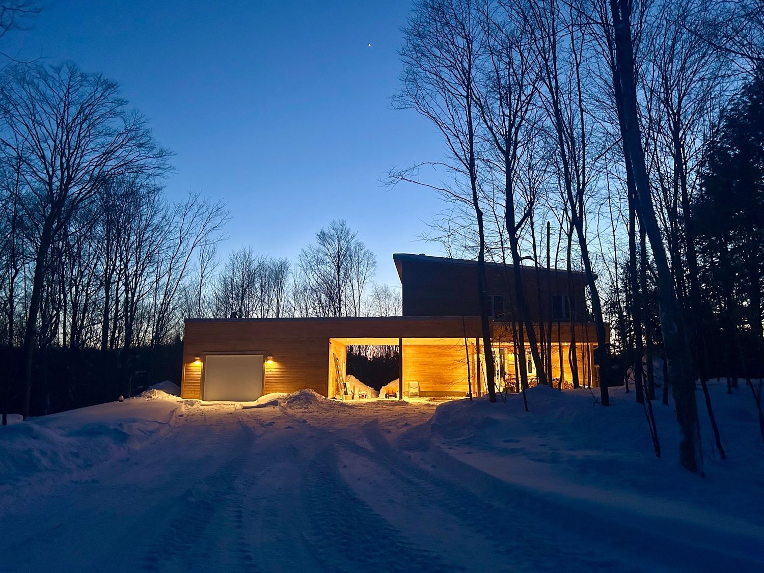 House Exterior from a Single family homes project near Saint-Jerome (Laurentides) by Toundra construction