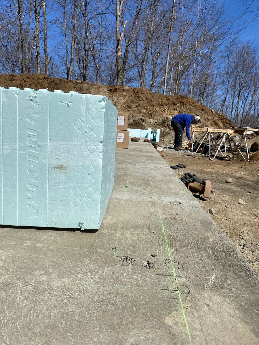 Wall Construction from a ICF Construction project near Saint-Jerome (Laurentides) by psb