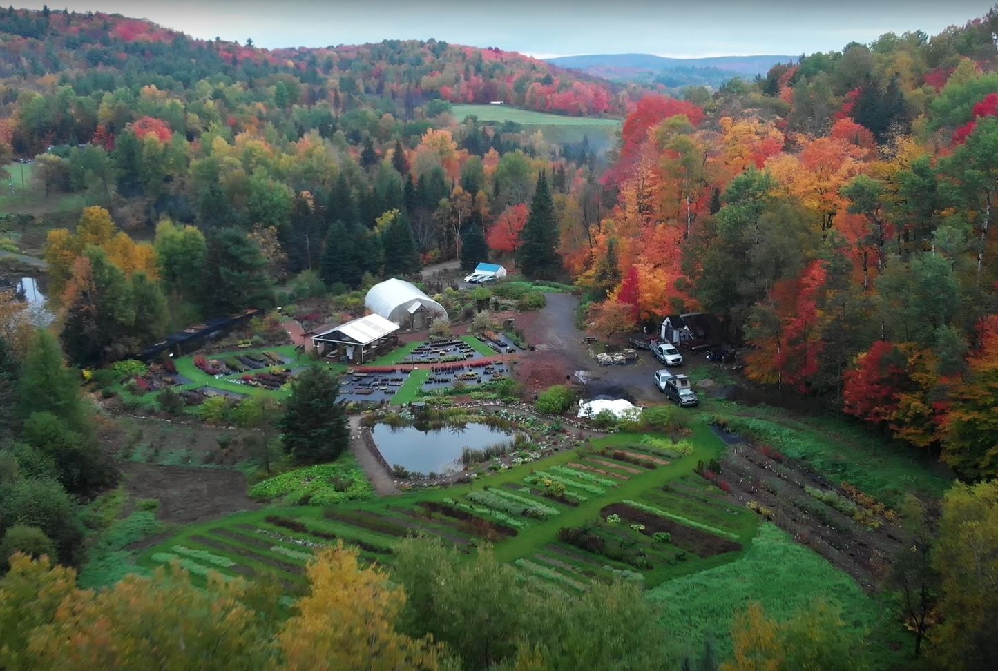 Jardin potager d'un projet de Restauration des milieux naturels près de Joliette (Lanaudière) de Paysage gourmand