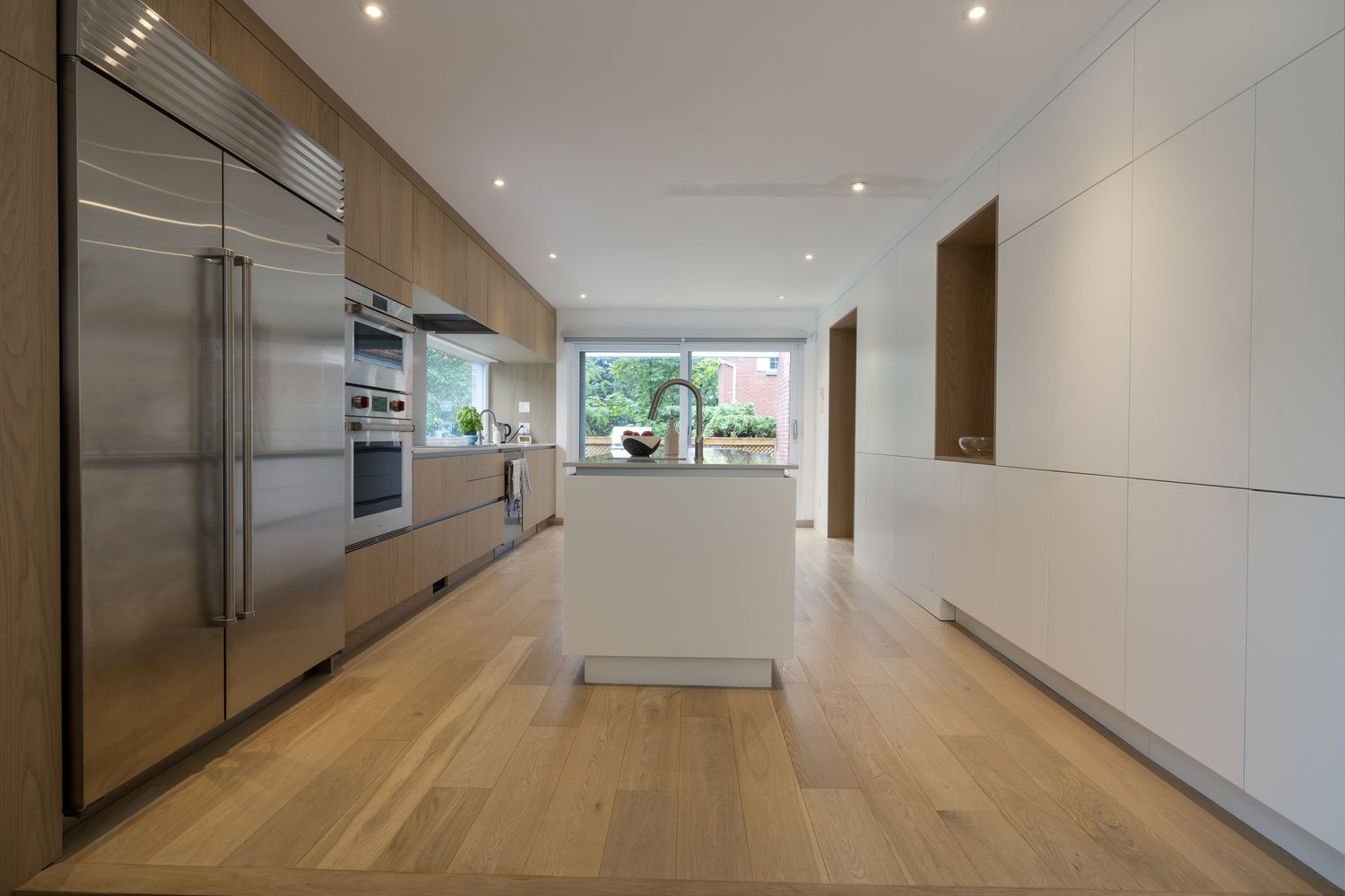 Kitchen from a Home extensions project near Montreal (Greater Montreal) by Échelle humaine