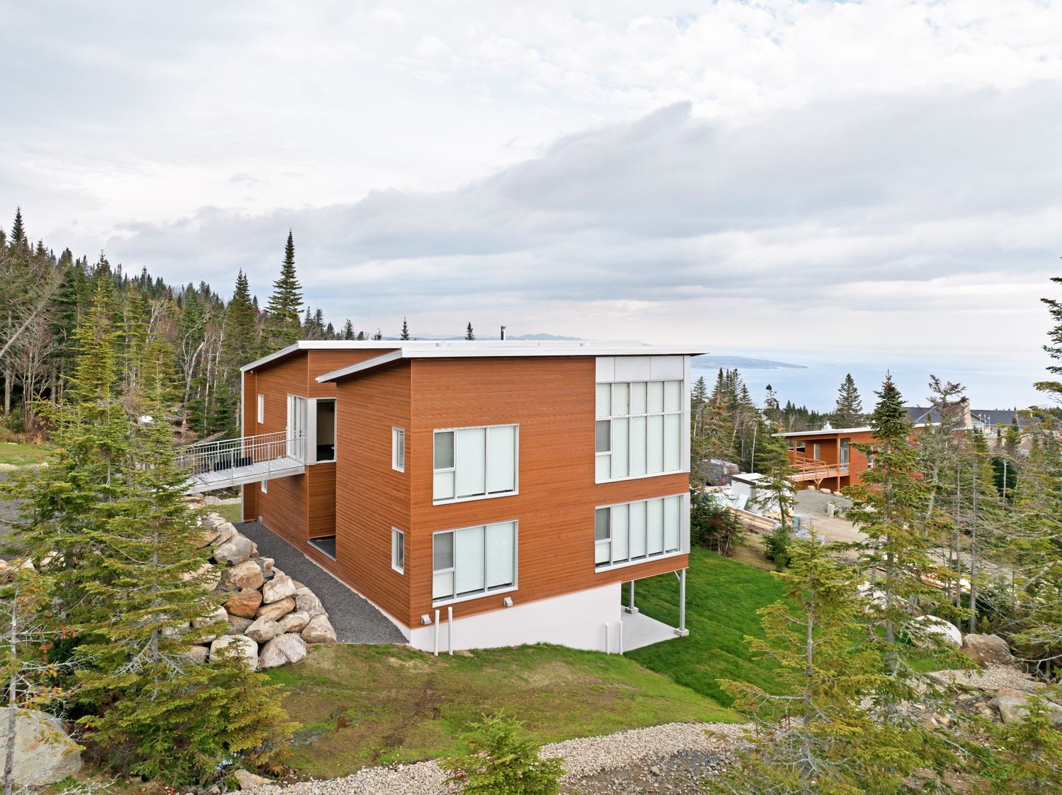  from a Single family homes project near Quebec City - Levis by Boon Architecture