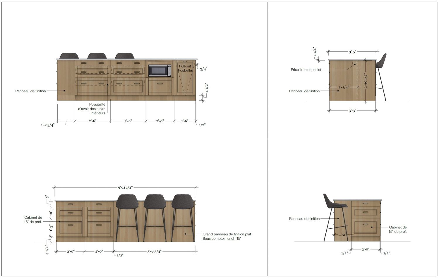  d'un projet de Modélisations et rendus 3D près de Gatineau (Outaouais) de Kim Lacharité designer intérieur