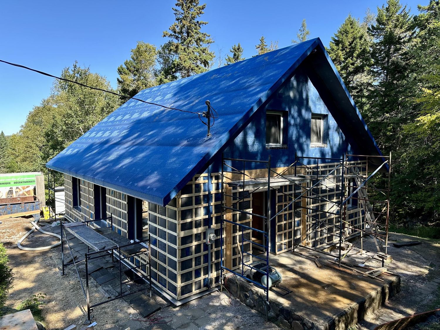 House Construction Exteriors from a Single family homes project near Saint-Jerome (Laurentides) by Retrofit Construction