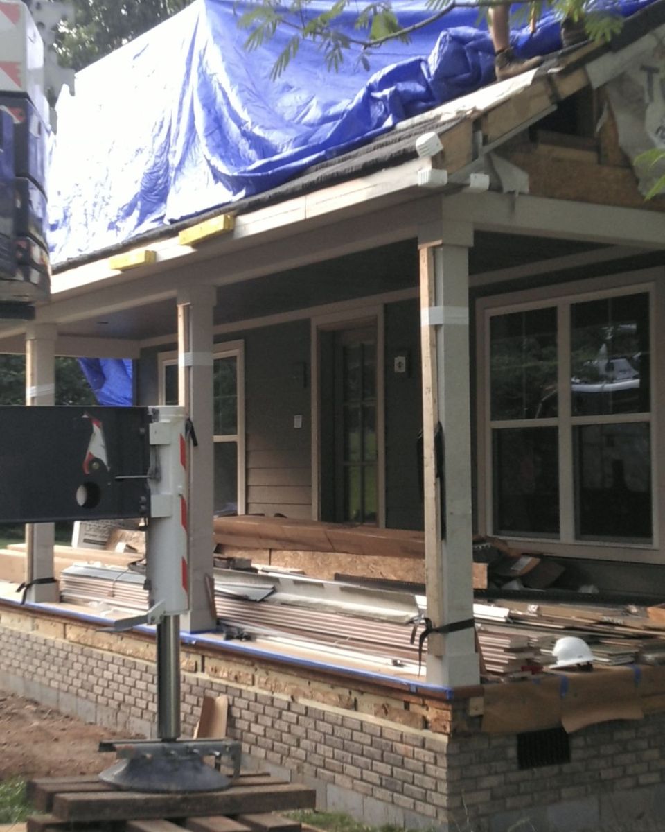 House Construction Exteriors from a Prefab and Modular Houses project near Atlanta by Impresa Modular