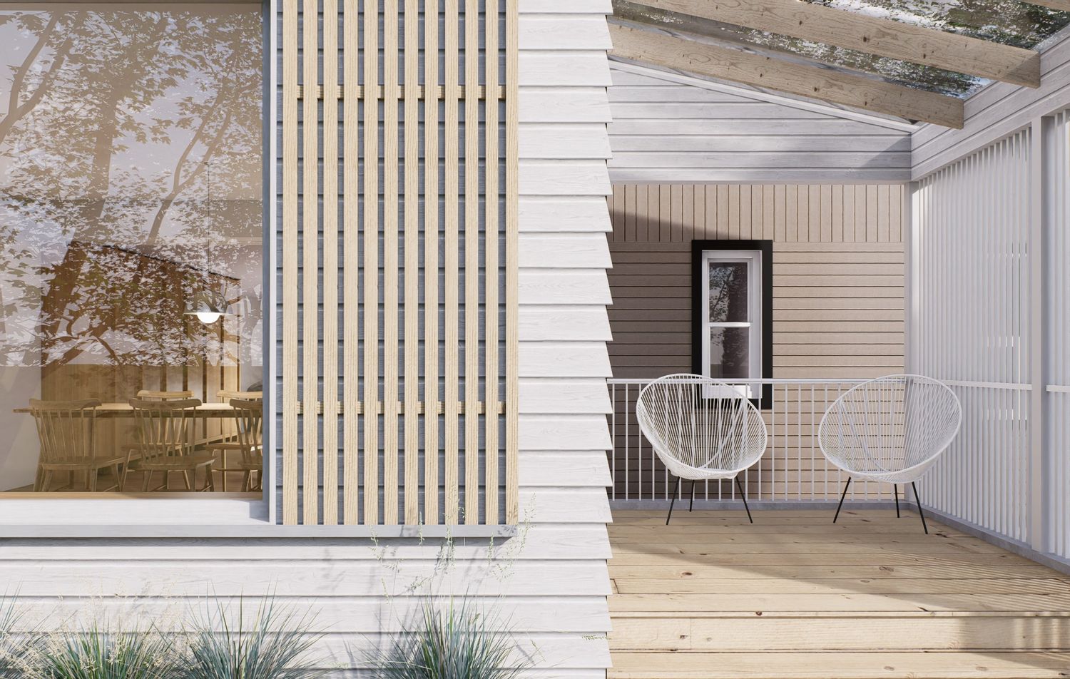 Détails d'un projet de Agrandissements de maison près de Montréal/Laval/Longueuil (Grand Montréal) de atelier vert forêt