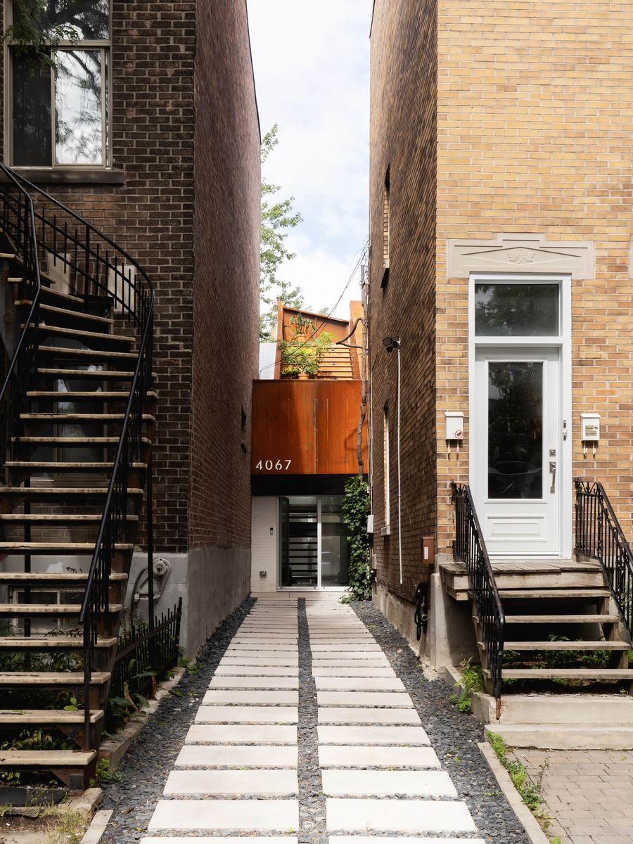 House Exterior from a Single family homes project near Montreal (Greater Montreal) by Paul Bernier Architecte