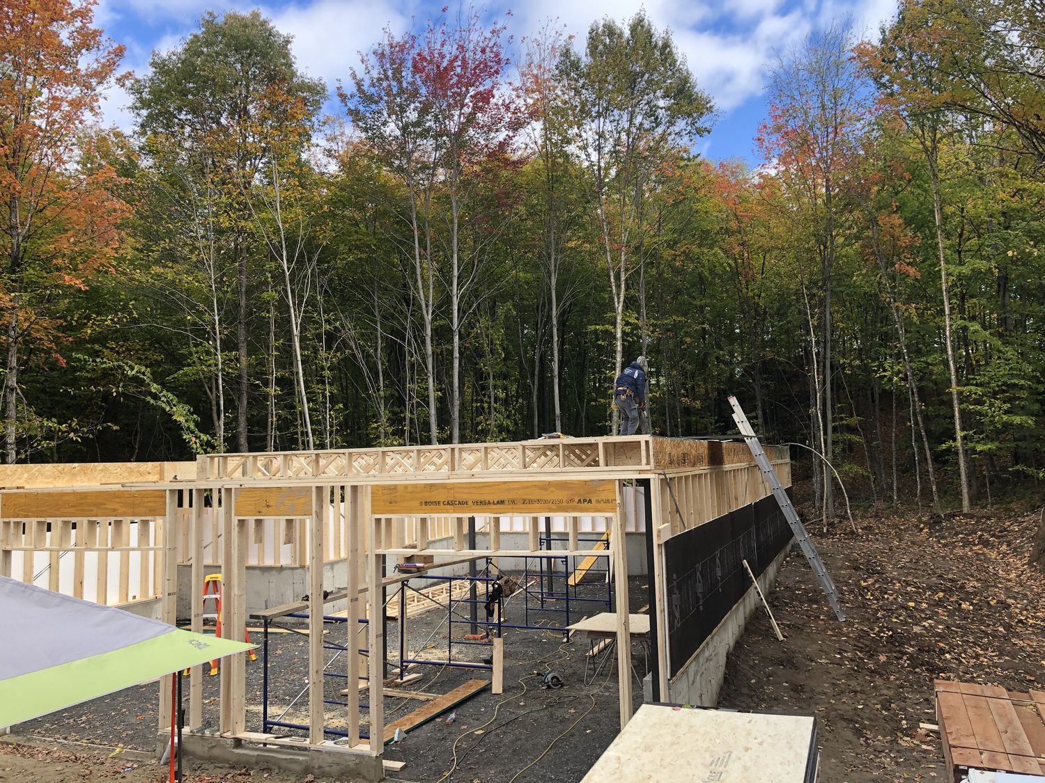 Structures et ossatures d'un projet de Maisons unifamiliales près de Joliette (Lanaudière) de Les Constructions du Patrimoine J.S. INC.