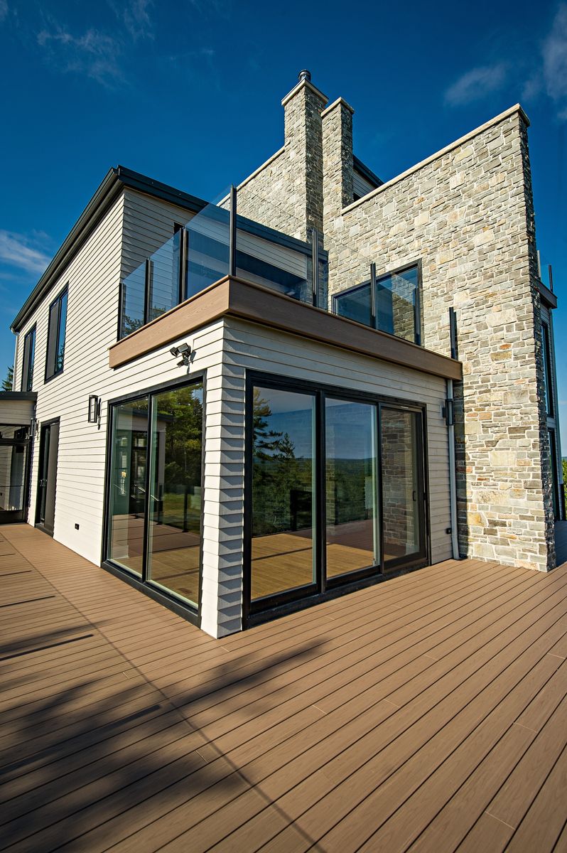 Deck & Balcony from a Prefab and Modular Houses project near Halifax by Sawlor Built Homes