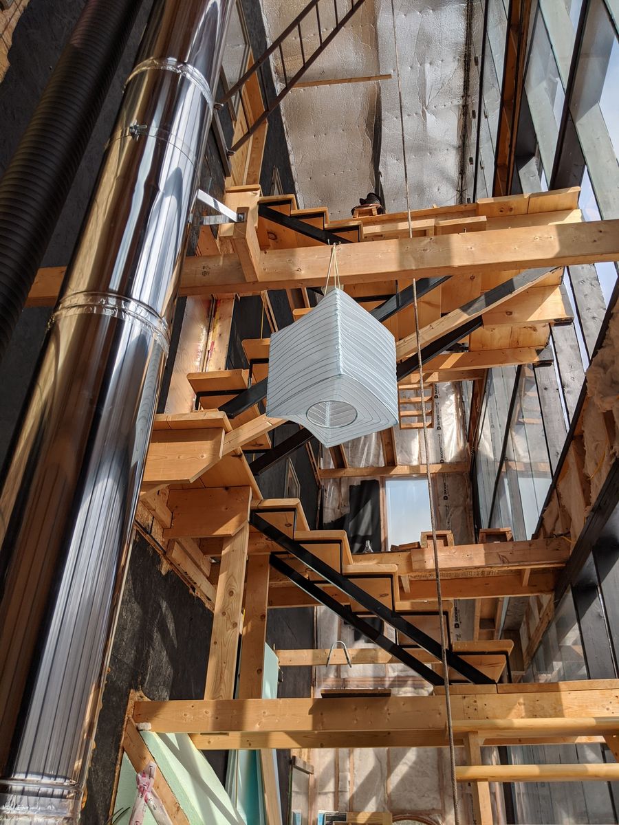 Escaleras de un proyecto de tipo Viviendas unifamiliares cerca de Saint-Jérôme (Laurentides) por Technivert Ingenierie Inc