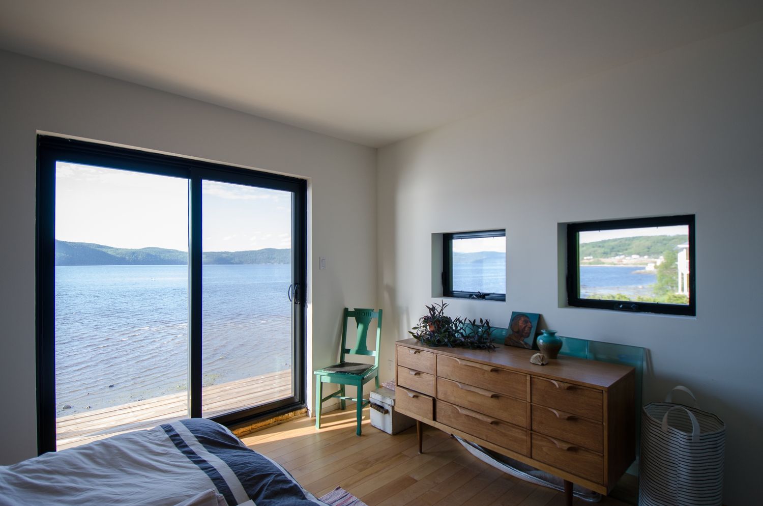Bedroom from a Single family homes project near Saguenay - Lac-Saint-Jean by Le Mur Porteur | Coopérative de travail