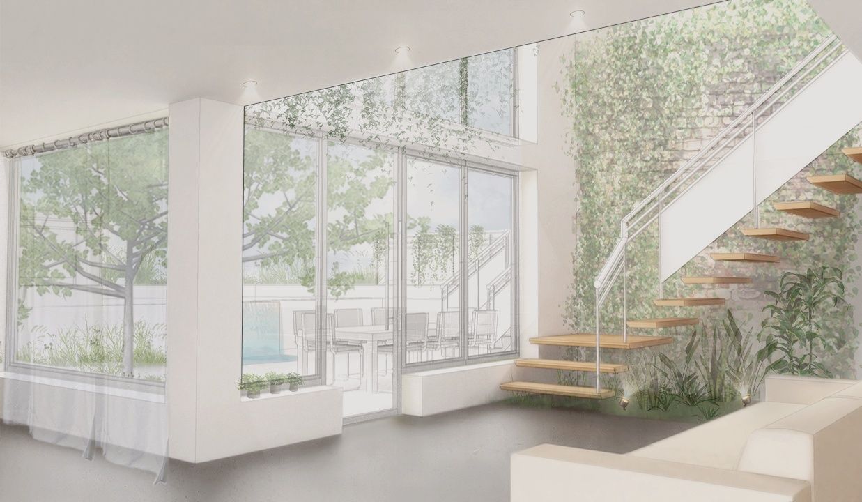 3D Rendering from a Second Floor Additions project near Montreal (Greater Montreal) by ExARCITÉ inc