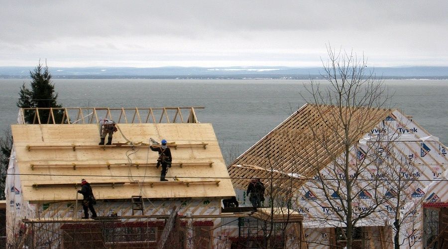 Roofs & Roof Void from a Single family homes project near Quebec City - Levis by TERGOS Architecture + Construction