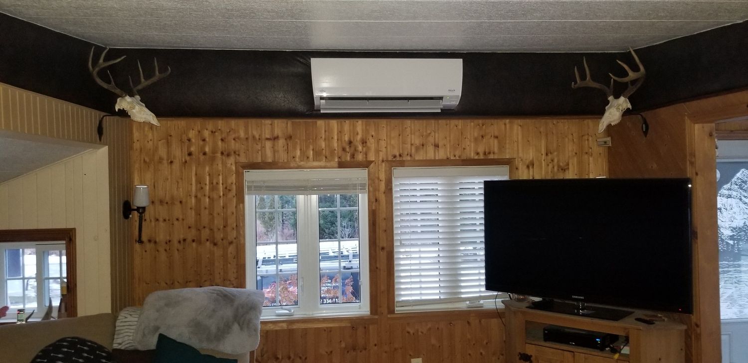 Building mechanicals from a Heat pumps project near Gatineau (Outaouais) by Réfrigération RoxTone