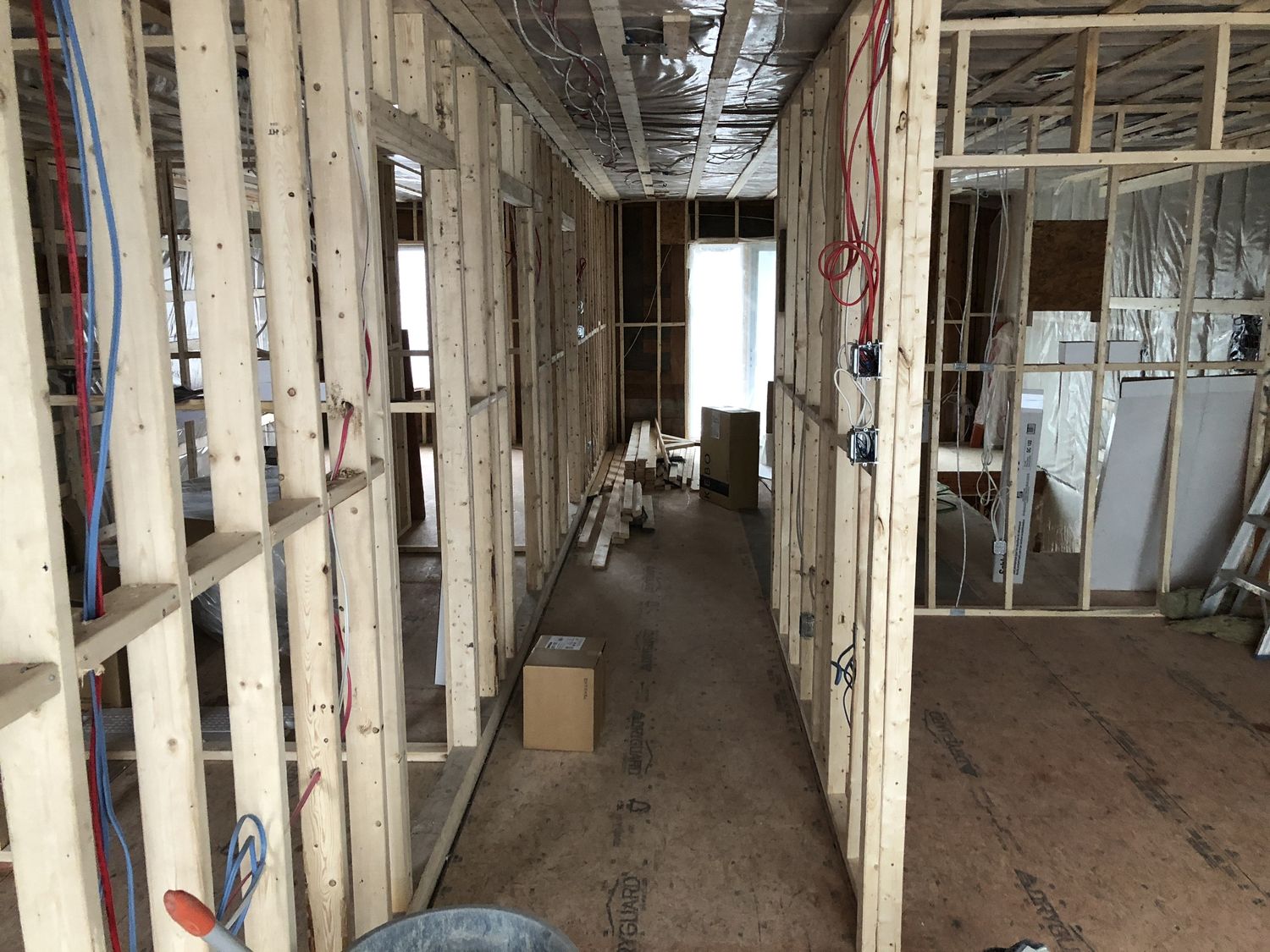 Travaux - Intérieur d'un projet de Agrandissements de maison près de Montréal/Laval/Longueuil (Grand Montréal) de Les Constructions du Patrimoine J.S. INC.